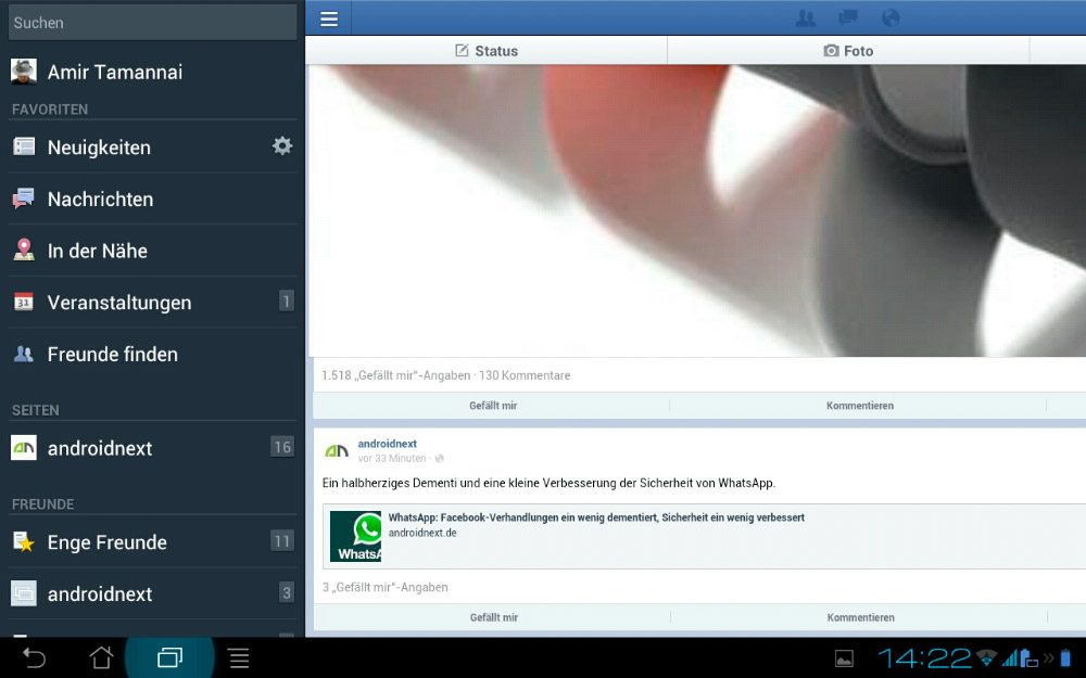 Instalar Facebook para tablets paso a paso