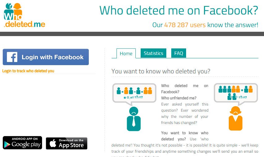 Who Deleted Me Facebook